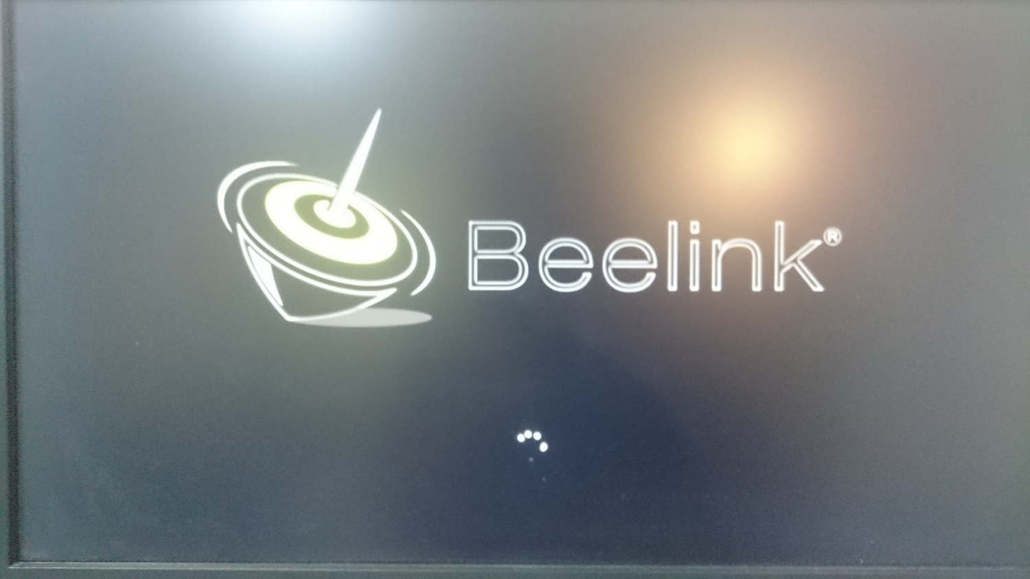 Beelink AP34ブートスプラッシュ画面
